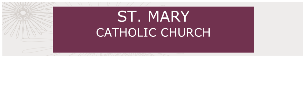 St. Mary
Catholic church
